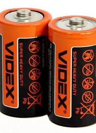 Батарейка солевая Videx R20 (D) 1.5V