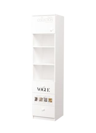 Пенал Vogue ящики/білий