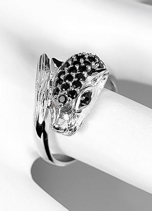 Серебряное кольцо с натуральными шпинелями