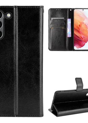 Для Samsung Galaxy S21 FE Роскошный чехол из искусственной кож...