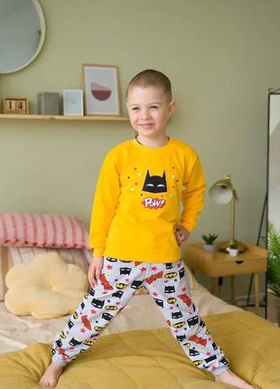 Байковая пижама для мальчика 98-104