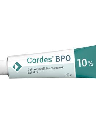 Большой объём Бензак 10% Германия CORDES BPO 10% гель 100 грам...