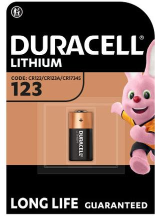 Батарейка Duracell CR 123 / DL 123 * 1 (5000394123106 / 5000784)