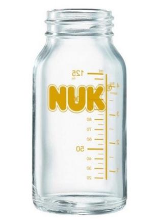 Бутылочка для кормления Nuk Клиник MedicPro, стеклянная, 125 м...