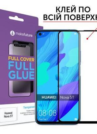 Стекло защитное MakeFuture Huawei Nova 5T Full Cover Full Glue...