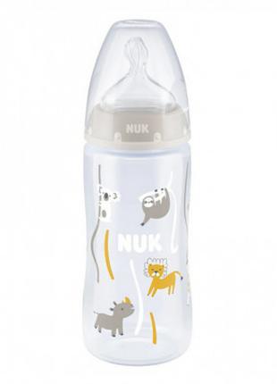Бутылочка для кормления Nuk First Choice Plus Сафари 300 мл (3...