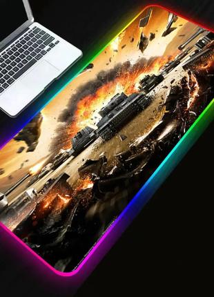 Коврик для мышки RGB World of Tanks -780 RS-01 (30*70*0.3) (в ...