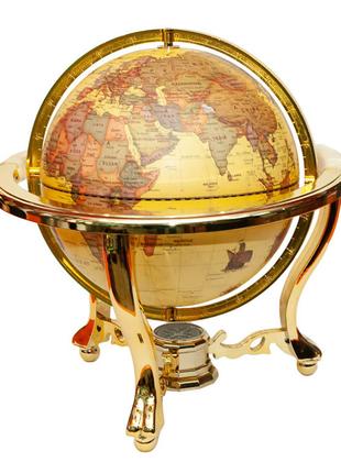 Глобус подарочный с компасом (30 см высота, 60 см окружность)