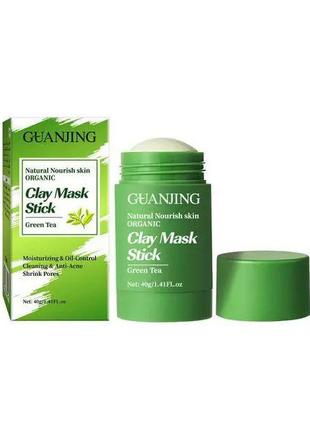 Маска для обличчя Guanjing Green Tea Clay Mask Stick 40 г. BR-...