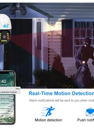Наружная камера видеонаблюдения 4G Gsm Sim V380 Pro 1080p Clou...