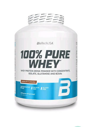 Biotech USA 100% pure whey protein 2227 g, сироватковий протеїн