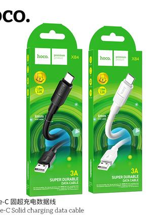 Кабель HOCO X84 Type-C Solid charging data cable