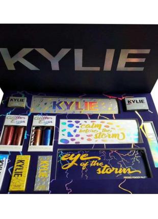 Подарочный набор косметики Kylie Синий 36 шт. в ящике