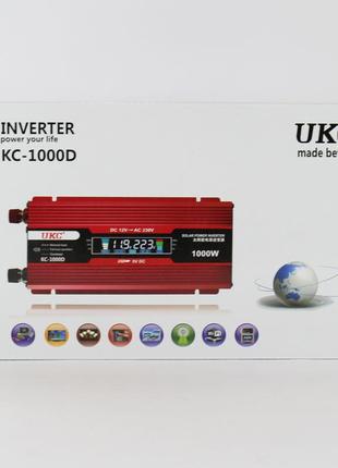 Преобразователь AC/DC KC-1000D 1000W 12V + lcd (40) в уп. 40шт.