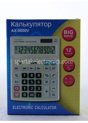Калькулятор AX 9800V (60) в уп. 10 шт