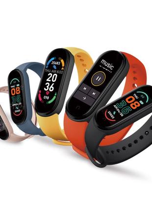 Фитнес браслет FitPro Smart Band M6 (смарт часы, пульсоксиметр, п