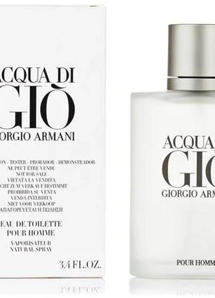 Тестер мужской туалетной воды Giorgio Armani Acqua Di Gio 100 ...