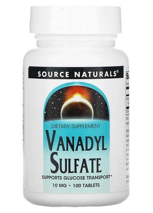Вітаміни та мінерали Source Naturals Vanadyl Sulfate 10 mg, 10...