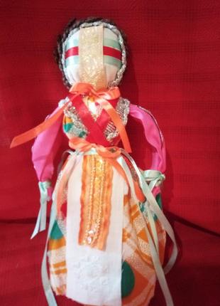 Кукла мотанка-сувенир подарок оберег игрушка в этно стиле