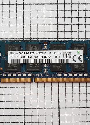 Оперативная память SK Hynix 8GB 2Rx8 PC3L-12800S DDR3 / HMT41G...