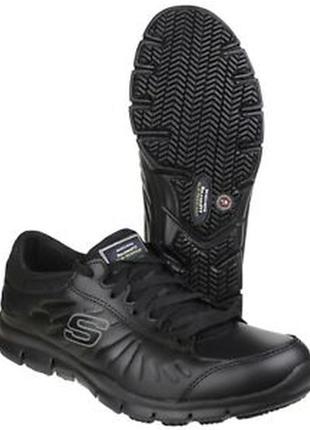 Черные натуральные кожаные кроссовки кеды шнуровкой черной под...