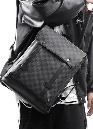 Большой женский рюкзак на плече модный и стильный рюкзачок для...