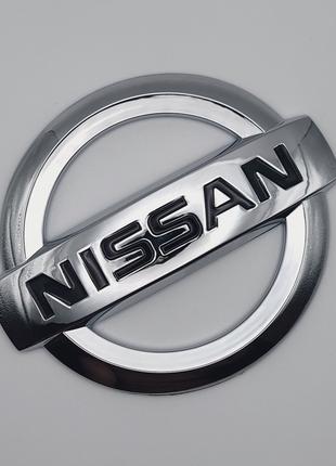 Эмблема логотип Nissan (хром) 118*100 мм