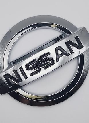 Емблема логотип Nissan (хром) 128*110 мм