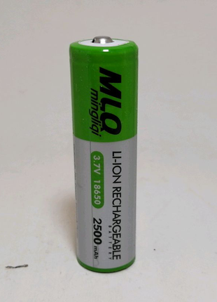 Аккумулятор мощный mlq 18650 емкость 2500 mah li-ion 3.7 v