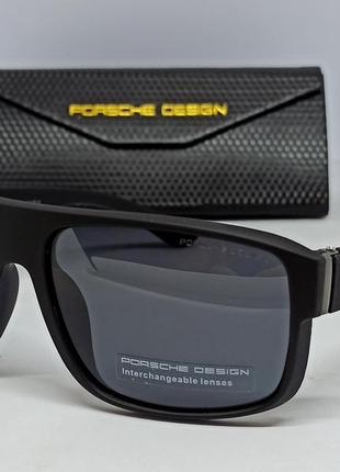 Porsche design чоловічі сонцезахисні окуляри чорні матові поля...