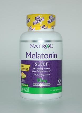 Мелатонин, цитрусовый пунш, natrol, 10 мг, 100 таб.