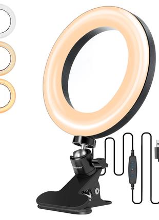 ELEGIANT 6,3-дюймовый свет кольца для селфи с алюминиевым спла...