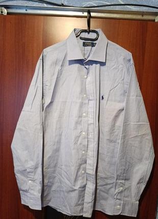 Polo ralph lauren, мужская рубашка р.м-л