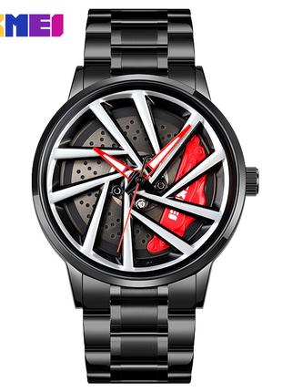 Спортивные мужские часы Skmei 1990C Black Red-Silver водостойк...