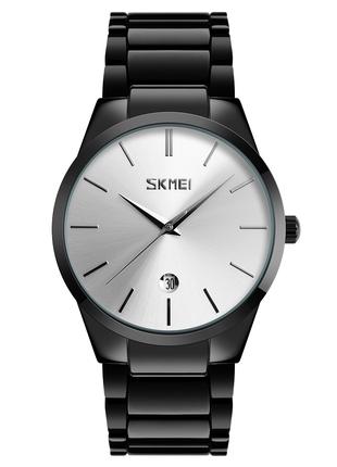 Спортивные мужские часы Skmei 9140BKSI Black-Silver водостойки...