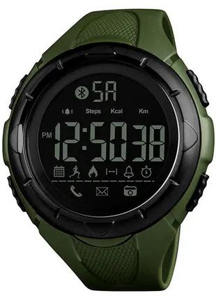 Спортивные мужские часы Skmei 1326AG Army Green Smart Watch во...