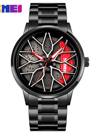 Спортивные мужские часы Skmei 1990D Black Red-Silver водостойк...