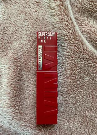 Помада maybelline superstay vinyl ink liquid lipstick 30