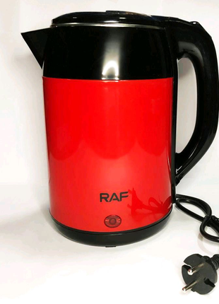 Електрочайник з нержавіючої сталі RAF R7876 2,5л.. Колір: чорний
