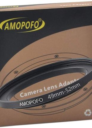 AMOPOFO 49 мм на 52 мм металлический повышающий кольцевой пере...