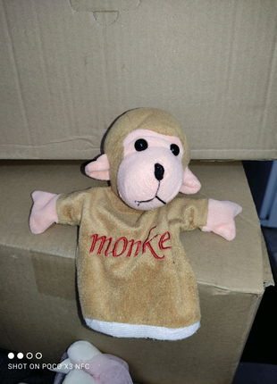 Ляльковий театр мавпа обезьяна на руку м'яка іграшка з Європи