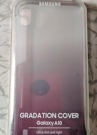 Чохол Samsung Gradient Cover black Galaxy A10