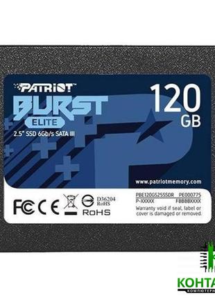 SSD 2,5 120GB Patriot Burst Elite 3D TLC 450/320MB/s