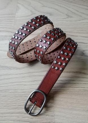 Шкіряний ремінь cowboys belt