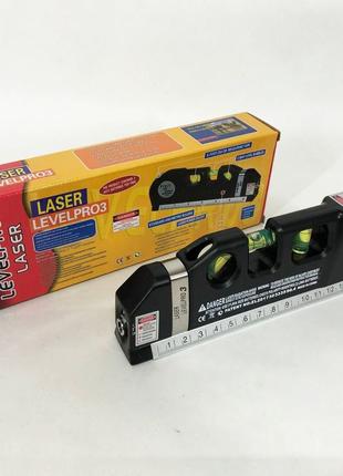 Лазерний рівень Laser Level Pro 3 з вбудованою рулеткою