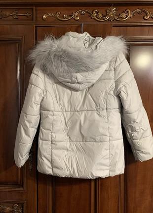 Зимова куртка пуховик для дівчинки mayoral
