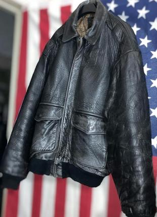 Куртка,кожа а-2 avirex made in usa.размер l
