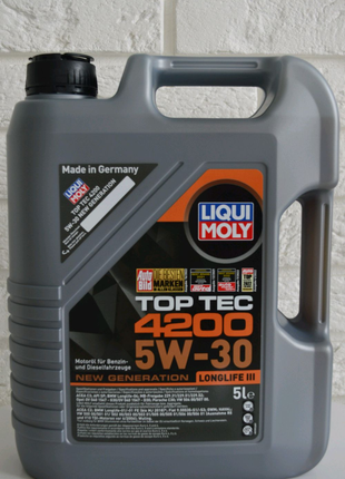 Моторне мастило олія LIQUI MOLY  4200 5W-30 5л Оригінал масло