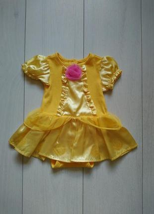 Платье бодик disney baby на 6-9 месяцев