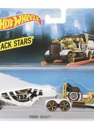 Hot wheels truck turbo beast. швидкісний вантажівка - трейлер ...